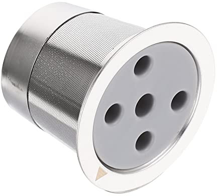 Operitacx Taza De Café k Reutilizable Filtros De Canasta De Espresso De Acero Inoxidable Para Cafetera De Filtro Colador Tapa Para Uso Diario La Cocina