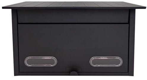 Cassetta Postale in Metallo Con Serratura a Combinazione Cassetta Postali da Parete for La Casa Cassetta per Pacchi Giornali Resistente Alle Intemperie Esterni Interno in Gomma Resistente Agli Urti