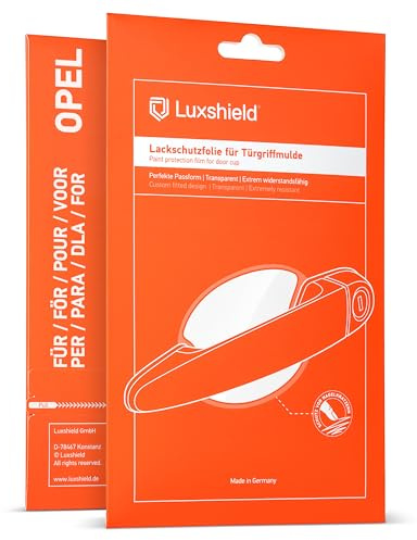 Luxshield bil dörrhandtag skyddsfilm infällt grepp för Opel Grandland 2 (II) OV64 I 2024-2026 - repskydd, lackskyddsfilm - transparent glansig