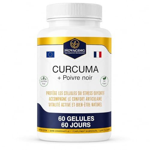 Curcuma Vitamine C et Minéraux, 60 Gélules vegan de 500 mg