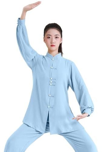 Trajes De Tai Chi Traje de Tai Chi: uniforme elegante y fluido for Baduanjin y artes marciales