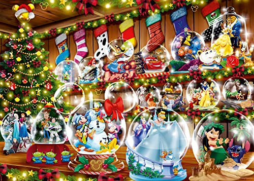 Ravensburger Puzzle 16772 Schneekugelparadies 1000 Teile Disney Puzzle für Erwachsene und Kinder ab 14 Jahren