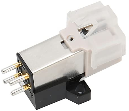 AT3600L Magnetic Cartridge, Moving Magnet Turntable Cartridge Phono Headshell Mount, Stereo Record Player Needle Replacement Phonograph Cartridge