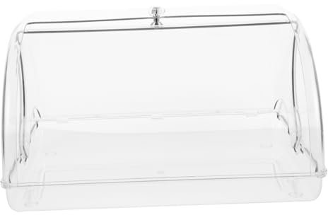 MAGICLULU Caja Para Pan De Plástico Con Tapa Enrollable Contenedor Para Conservar Pan Casero Fresco Recipiente Duradero Para Almacenamiento De Bollería y Pasteles Práctico Almacenaje Para Co