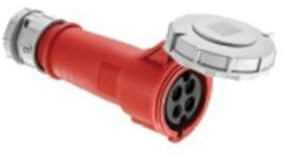 Eaton Arrow Hart AH430C9W pin & Sleeve Connector, IP69K Rated, #10 -#2 AWG, 30A, 3Ø 250V, Back Wire, Blue, IP67, Nylon, Three-Pole, Four-Wire, grounding, Female, 5 HP, Nylon, Three-Phase