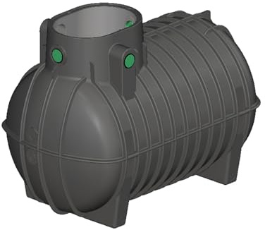 Regenwasser Zisterne 3000 Liter Erdtank Aqua-Rondo Kunststoff [ Ausbaupaket passend für Ihre Anwendung frei wählbar ]