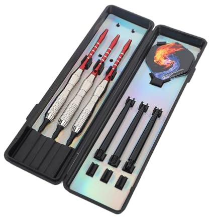 Juego de dardos de punta suave con ejes de aluminio para juegos de diana electrónicos Principiantes Dardos de interior profesionales de plástico [varios propósitos]
