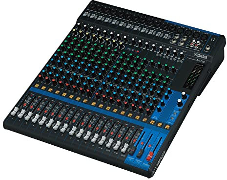 Yamaha MG20 Mixer Audio - Console di Mixaggio Compatta con 20 Canali d'Ingresso e Preamplificatori Microfonici D-PRE