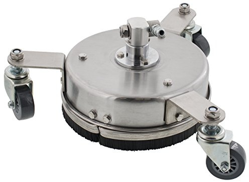 Erie Tools 8 Stainless Steel Surface Cleaner with Wheels 4000PSI 8GPM
