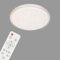 BRILONER Plafoniera a LED, Lampada a soffitto con Decorazione a Stella e Cristalli, dimmerabile, Telecomando, Controllo della Temperatura di Colore 24 W, Bianco-Trasparente