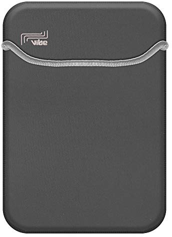 Vibe 16 Inch Laptop Sleeve Protective Case [Skin Pouch Cover] Neoprene Sleeve Compatible for MacBook Pro 2019, 15-inch old MacBook Pro Retina, 15-inch Surface Book, Lenovo IdeaPad S145 Grey