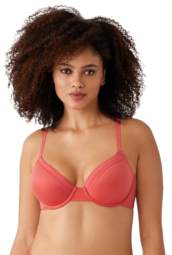 Wacoal Womens Perfect Primer Convertible Underwire T Shirt Bra, Mineral Red, 32DD