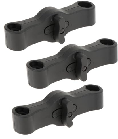 3 Uds 2 en 1 Acoplador de Cochecito Conectores Dobles de Cochecito Conector de Seguridad Lado a Lado para Accesorio de Carrito, para leclerc