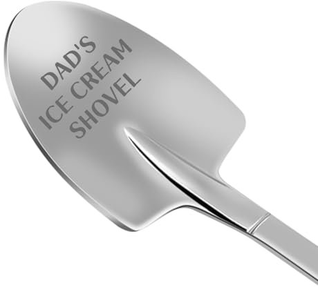 DOITGO Gifts for Dad,Ice Cream Spoon Shovel,Dad Christmas Gifts for Grandpa Men,Christmas Presents for Men Husband on Fathers Day Anniversary