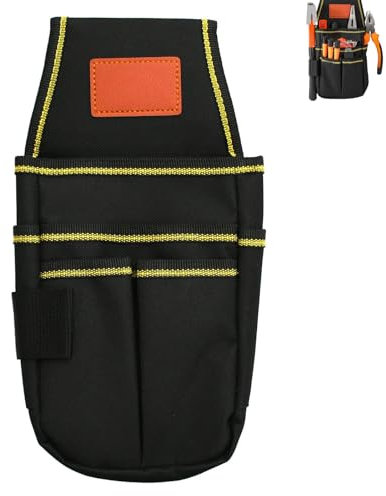 Ceinture à outils pour homme - Petit sac à outils - Sac banane pratique pour outils électriciens - Pour charpentiers, électriciens, techniciens