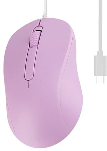 Genérico Ratones con Cable | Ratones USB Alámbricos | Accesorios Silenciosos Antideslizantes Ergonómicos De Uso Inmediato para Juego Escuela Oficina Hogar Hombre Mujer