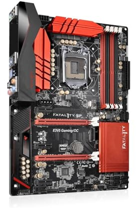 Carte mère Fit for Asrock Fatal1ty E3V5 Performance Gaming/OC LGA 1151 Intel C232 DDR4 64 Go Compatible avec Les processeurs i5-6600, 6400, 6100, G4400, 7700 et 7600