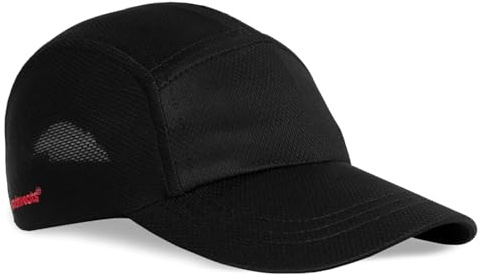 Headsweats Womens Performance Race Hat for Running and Outdoor Lifestyle Baseball Cap, Black