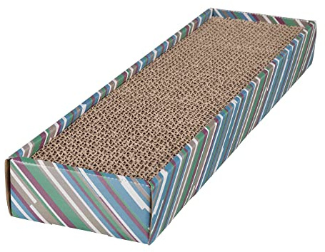 Trixie 4327 Kratzpappe Scratchy, 48 × 5 × 13 cm, bunt