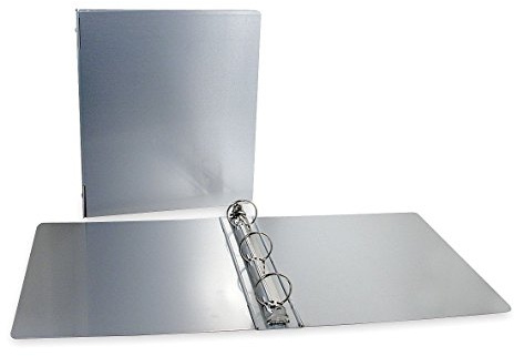 Saunders Recycled Aluminum Ring Binder, 1-Inch, Letter Size, Silver