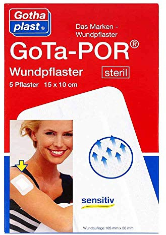 GOTA-POR Wundpflaster steril 100x150 mm 5 St