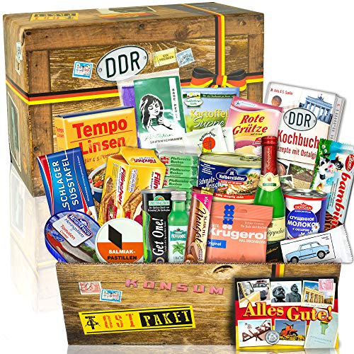 Ostpaket mit DDR Spezialitäten/Geschenk zu Geburtstag für Freundin