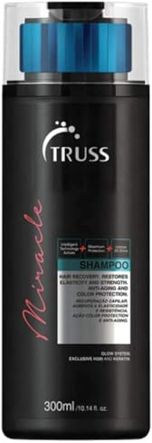TRUSS Miracle Hair Shampoo - Anti-Aging & Color Protection Hair Shampoo for Women & Men - Formulated with Keratin & Vitamin E to Help Restore Elasticity & Shine (10.14 oz)