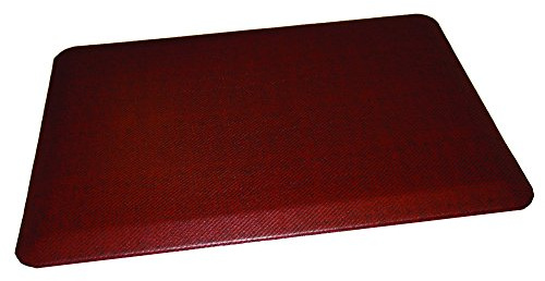 Rhino Mats CCP-2436-REED-Berry Comfort Craft Premium Reed Houseware Anti-Fatigue Mat, 2' Width x 3' Length x 3/4 Thickness, Polyurethane, Berry