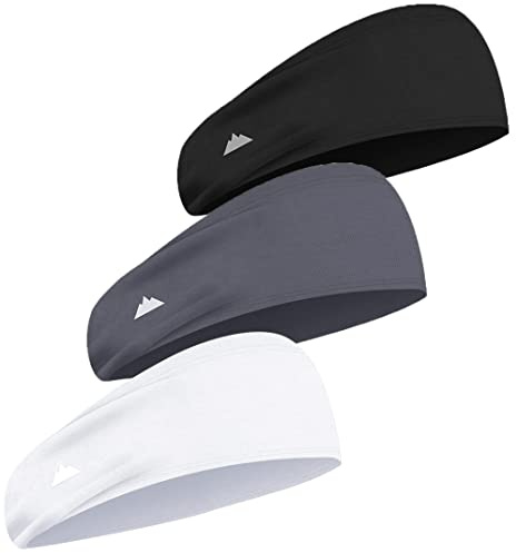 Tough Outfitters Headband for Men - Mens Headbands - Working Out Sports Performance Head Bands - Athletic Cycling Running Sweat Band, Football Headbands - Sweat Bands Men/Women