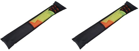 Assistant Referee Flags Football,Athletic Soccer Referee Flags,2PCS Referee Linesman Flag with Storage Bag for Sports Match Soccer Football Hockey Training Soccer Accessories Linesman Flags