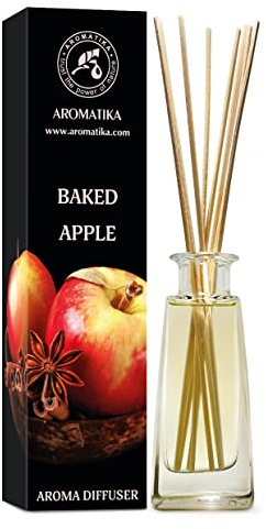 Difusor de Aroma de Manzana Horneada 100 ml - Fragancia de Habitación & de Hogar - Ambientador - Difusor Perfumado - Regalo - Aromaterapia - Restaurante - Boutique - Aroma Exótico