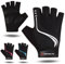 WESTWOOD FOX Fahrradhandschuhe für Männer und Frauen, Atmungsaktive Halbfinger-Mountainbike-Handschuhe mit Rutschfester gepolsterter Handfläche MTB-Rennradfahren Fahrradhandschuhe (Weiß, L)