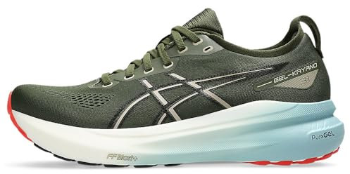 ASICS Herren Gel-Kayano 31 Sneaker, Smog Green Black, 41.5 EU