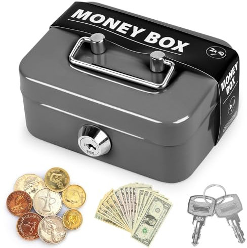 Elegant Steel Cash Box