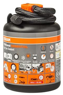 OSRAM TYREseal Essential Botella de Repuesto para el sellador de neumáticos Original, Fabricado según Las especificaciones del Equipo Original, repara pinchazos de hasta 6 mm
