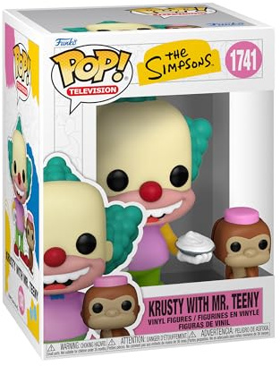 Funko Pop! & Buddy: The Simpsons - Krusty the Clown & Tenny​ - Collectable Vinyl Figure - Gift Idea - Official Merchandise - Toys for Kids & Adults - TV Fans