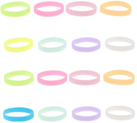 NULYLU 72 st silikonarmband för evenemang - Självlysande armband - Lysande identifikationsmärken för konsert, sport, karneval, bröllop, julfest, kvällsgåva