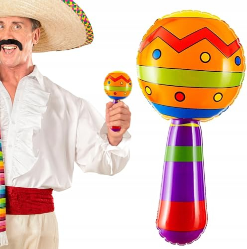 WIDMANN MILANO PARTY FASHION Generique - Maracas Gonflable 20 cm