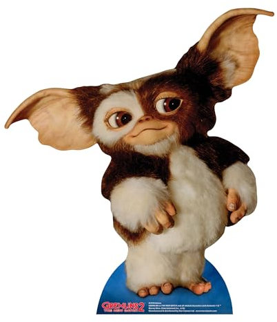 STAR CUTOUTS Ltd SC978 Gizmo Cute Gremlin Life Size Pappschnitt, Mehrfarbig, 75 x 64 x 75 cm