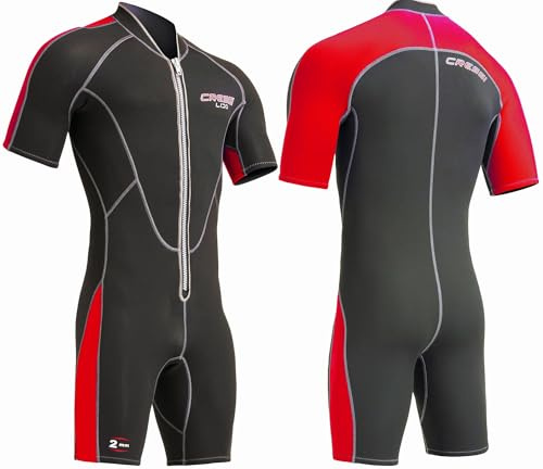 Cressi Lido Man - Combinaison Neoprene Shorty Homme - Natation Snorkeling et Plongee