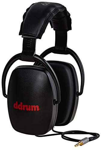 DDrum DDSCH BLK Studio Class Recording Isolation Headphones for Drummers