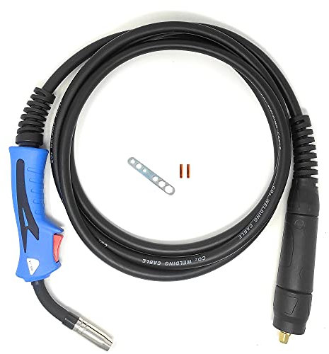 ELCAN AK15 - MB15 Schweißbrenner inklusive 4m Schlauchpaket, Profi-Schweißzubehör für MIG MAG Schutzgas Schweißgeräte mit Eurozentralanschluss (MB15-Brenner)