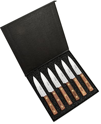 Case xx Kitchen Cutlery Steak Knives Walnut Wood 6-Knife Set 11078