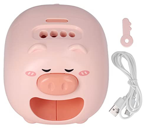Semi Di Girasole Pelatrice Automatica - Pelatrice Elettrica Di Girasole - Adorabile Design a Forma Di Maiale Rimovibile - Con Interruttore Intelligente Batteria Interna E Porta Di Ricarica Di Tipo C