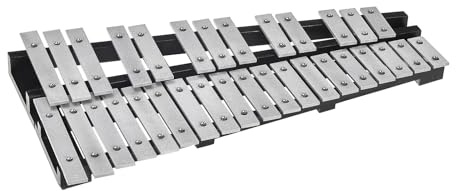 VEVOR Glockenspiel-Xylophon-Set mit 32 Tönen, Schlaginstrument mit Schlägeln, Trommelstöcken und Tragetasche, professionelles Glockenspiel-Xylophon-Schlaginstrumentenset für Erwachsene und Schüler