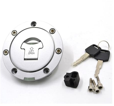 Tapa Combustible Motocicleta Tapa del Tanque De Combustible Motocicleta con Llave De Bloqueo para Ho&nda CBF500 CBF600 CBF1000 CBR900RR CBR929 CBR900RR CBR954 CBF 500 600 1000