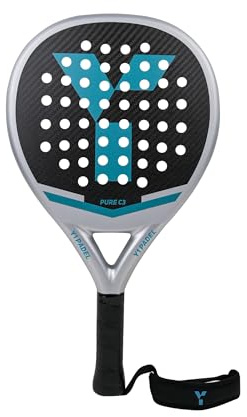 Y1 Padel, Pure C3, Racket, Japanese Carbon, Intermediate, Padel Racket for Adults