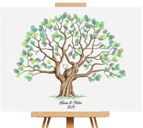 Genérico Libro de visitas Árbol de | Libro de visitas Decorativo,Decoración Hogar Creativa Árbol de Boda Eventos