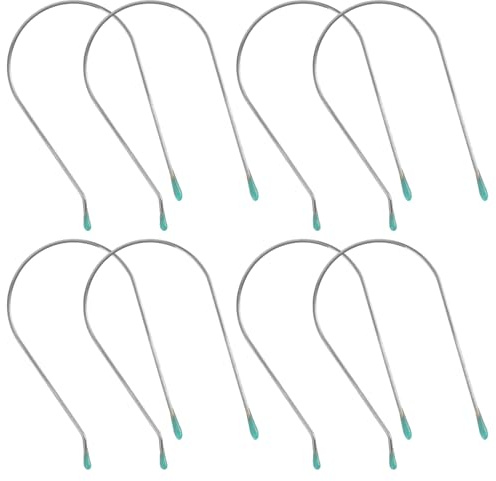 ULTECHNOVO Pinzas Eléctricas Para Rulos Calientes Para Rizar El Cabello 8 Piezas Tamaño 4.45 Cm Para Uso Doméstico Accesorios De Fijación Para Rulos Térmicos