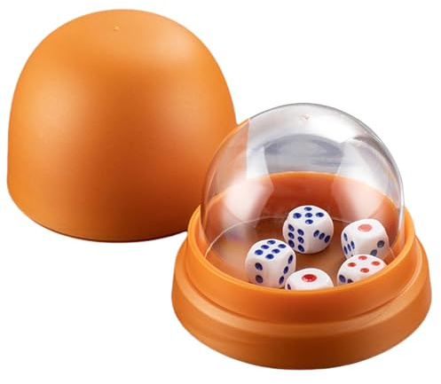GAOINTELL Gobelet À Dés De Jeu Sécurisé avec Couvercle Constructions en PP Durables Essentielles pour Les Rassemblements Sociaux Et Les Loisirs Accessoires De Jeu